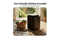 Electric Kitchen Composter Odorless Automatic Food Waste Disposer Compost Bin Energy-saving Quiet Operation Advanced Filtration Suitable for Homeowners Families Garden Home Pantry