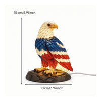 Eagle Lamp Glowing Tabletop Lamp Patriotic for Shelf