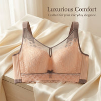 Strapless Bras for Women with Push Up Support and Side Smoothing, Convertible Underwire with Adjustable Straps for Everyday Wear