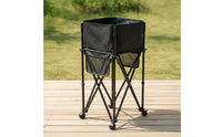 Space-Saving Foldable Storage Rack with Basin Multiuse Collapsible Camping Sink Sturdy Sink Tub BPAcomplimentary for Campers