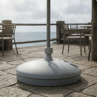 Plastic Umbrella Base Textured Sun Umbrella Base Low-Lying Pole Holder Rounded for Beach
