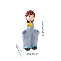 Gift Idea Cute Desktop Pen Cup Multifunction Girl Figure Pen Holder Decorative Design Creative Office Desk Holder Multi Purpose for Girls, Students