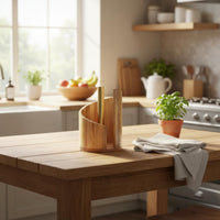 Tabletop Tissue Holder Natural Wood Wooden Tissue Holder Upright