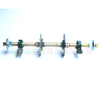 DIY Four-Wheel Go-Kart Rear Axle Kit 61-74CM with Disc Brake and Bearing Seat
