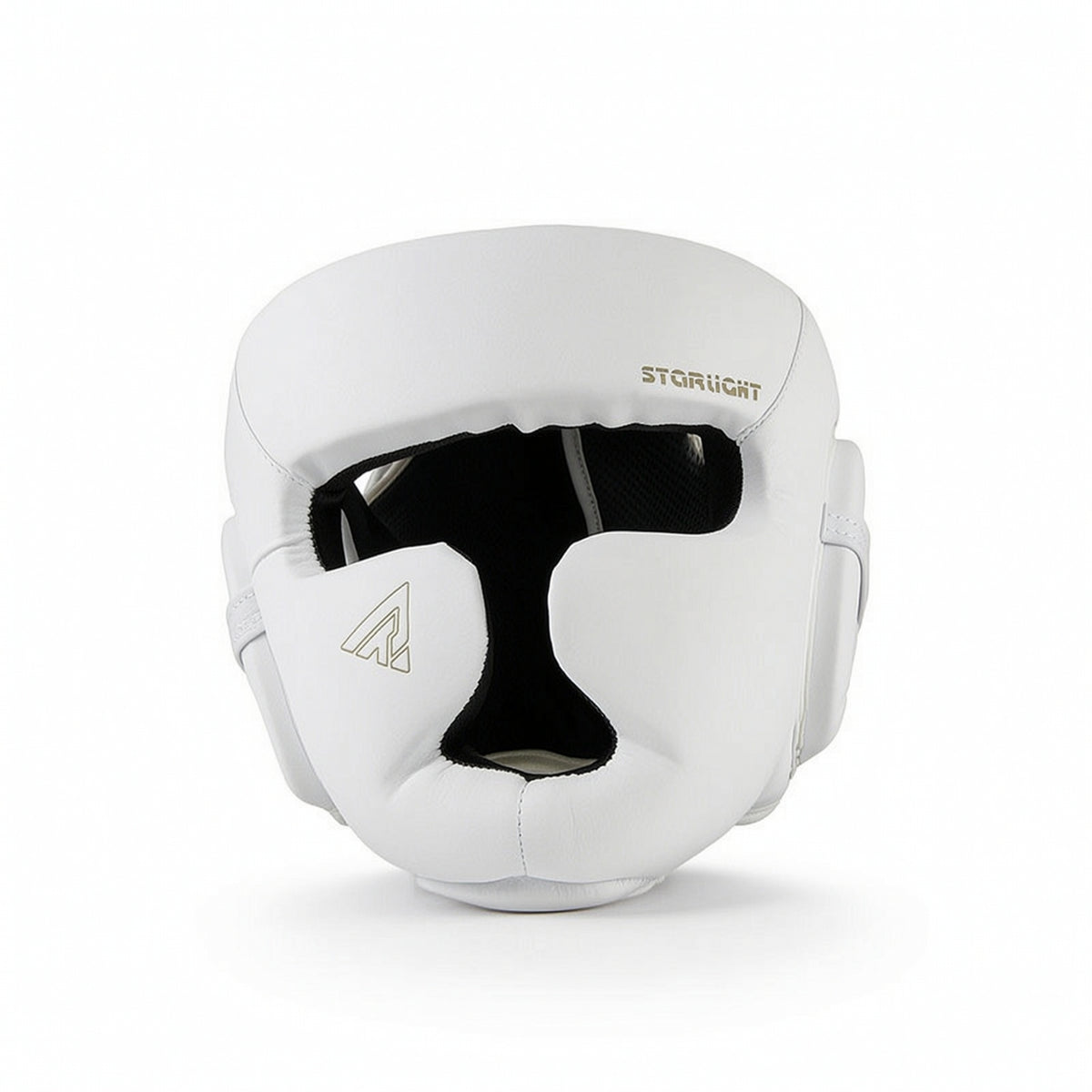 Safeguarding Open Face Headgear Padded Boxing Protective Headgear with Ear Covers Synthetic Leather Boxing Helmet Wide-Vision Opening for Kickboxing