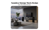 Multifunctional Multi-Tier Equipment Rack Ventilated-Air Design Mobile Amplifier Stand Space Saving Mobile AV Media Stand Heavy Duty Steel Frame for Audiophiles, Living Room, Office