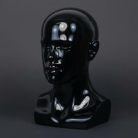 Male Mannequin Head Easy to Clean Hat Display Model Material Hairpiece Display Head for Home Decor, Photography