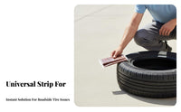 50 Strips Punctures Puncture Seal String Emergency Fix Tubeless Tire Repair Set Heavy Duty Vehicle Maintenance Supply Easy to Use for Auto Mechanics, DIY Enthusiasts, Not on-the-Road Riders, Garage, Workshop, Farm