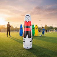 Hit Figure Portable Inflatable Soccer Mannequin Soccer Opposition Figure for Backyard