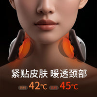 跨境新款mini肩颈按摩仪疏通经络手肩颈按摩器便携揉捏颈椎斜方肌