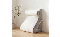 Wedge Pillow with Removable Cover Velvety Backrest Cushion Soft for Readers