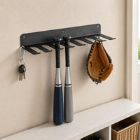 Baseball Sports Bat Rack Easy to Install Sports Bat Holder Sturdy for Garage