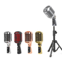 Classic Wired Dynamic Retro KTV Microphone for Stage Performance