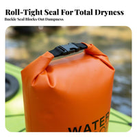 Floats on Water Floating Waterproof Bag Adjustable Shoulder Strap Waterproof Dry Bag Long-Lasting 500D PVC for Swimmers, Rafting, Beach