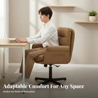 Armless Rolling Task Chair Padded pad Desk Seat Ergonomic Design 360-Degree rotate for Students, Adults, Study Room, Bedroom