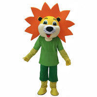 Lion Character Costume Cushioned Material Full Body Lion Outfit Eye Catching Event Attire for Parties