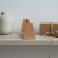 U-Shaped Wooden Stand Minimalist Aesthetic Desktop Accessory for Home