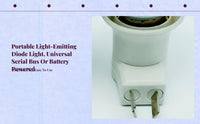 Remote dimmable color LED night light