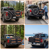 Padded Tailgate Cycle Protection Pad Safeguarding Pickup Tailgate Pad with Straps Secure Protector Long-Lasting for Cyclists, Outdoor Trips