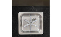 Cup Washer with Recessed Basin Stainless Steel Countertop Cup Washer Resistant   for Bartenders