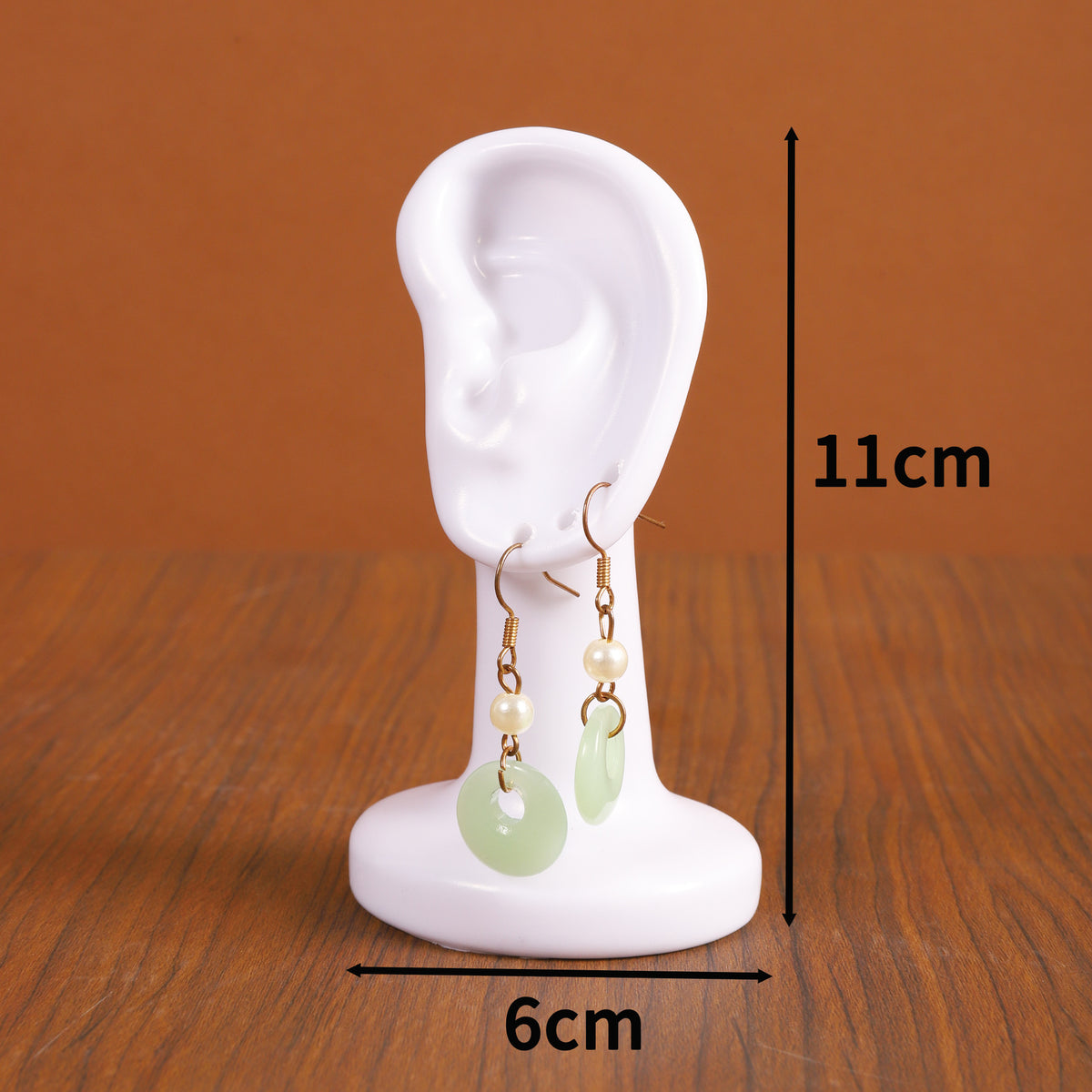 White / Pvc Ear Holder