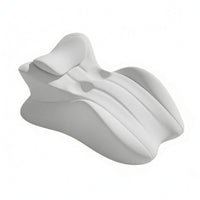 Memory Foam Prone Pillow Hollow Opening Face-down Pillow Soft Cushioned for Desk