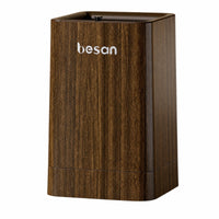 Trash Can Smooth Finish Wood-Grain Trash Can Decorative Design