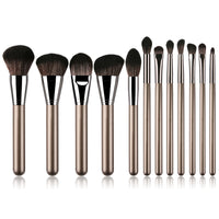 Professional Makeup Brush Set - Foundation, Powder, Contour, Highlight, Eyeshadow & Blending Brushes