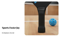 Paddle Racket Easy to Learn Pickleball Racket Lightweight Athletic Gear for Beginners, Students, Family Games, Outdoor