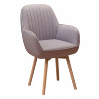 Upholstered Vanity Chair with Backrest Back Support Makeup Stool Soft Cushion