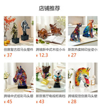 新款创意复古仿真动物狮子头像树脂工艺品摆件办公室桌面书架装饰