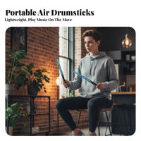 Virtual Air Drum Set quiet Practice Air Drumsticks High-Quality Sound for Teens
