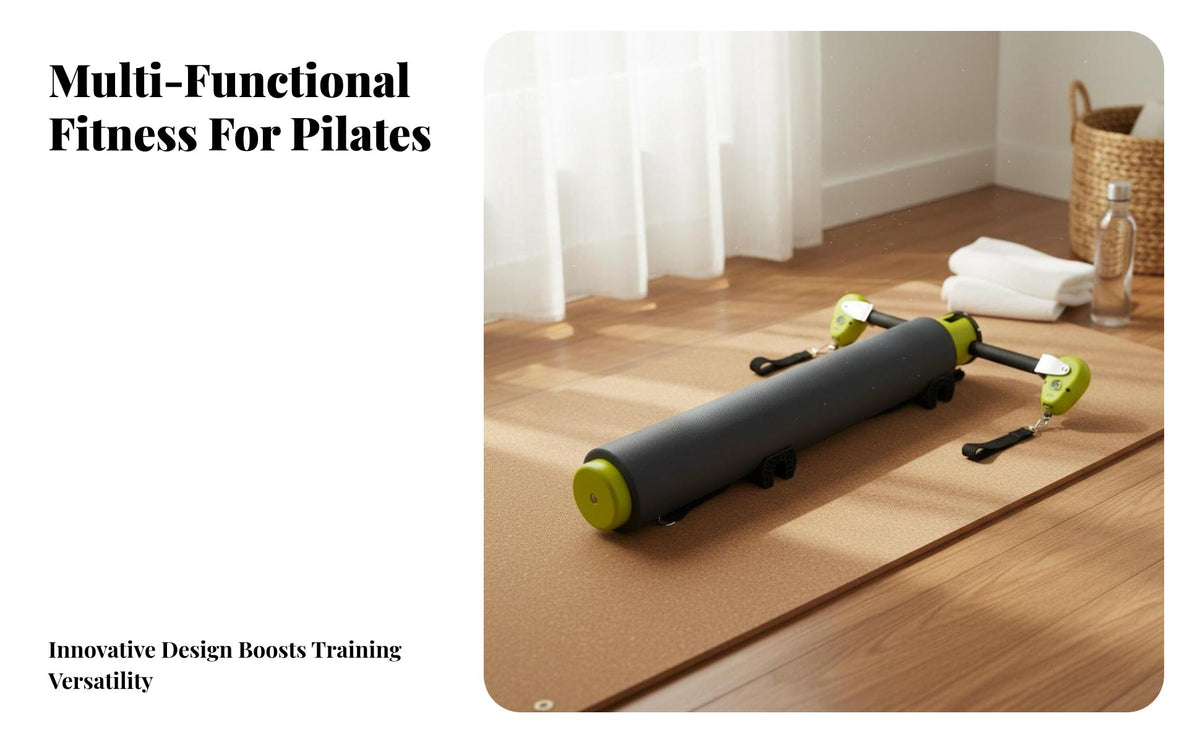Multi-Functional Multi-Functional Pilates Roller Pilates Roller Non-Slip Design Core Training Balance Roller Portable Pilates Instructor for Mind-Body Practice Practiti Single Rs, Beginners, Adults, Home Gym, Full Body Exercise, Travel, Office