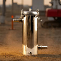 Stainless Steel Fuel Filter Housing Heavy Duty Oil Water Separator Inline