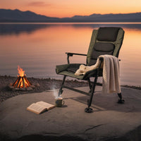 Multi-Terrain Fishing Recliner Foldable Folding Fishing Chair Portable Outdoor Gear for Campers