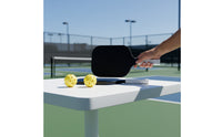 2 Pieces Honeycomb-Core Pickleball Paddle Set with Balls Textured Grip Pickleball Paddle Set Anti-Slip Sports Equipment Portable for Training