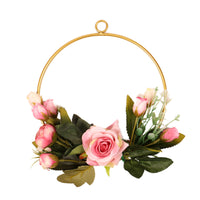 Artificial Floral Wreath Wall Hanging for Weddings and Home Decor
