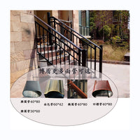 Outdoor/Indoor Aluminum Alloy Railing for Stairs and Balconies, Zinc Steel Guardrail for Villas
