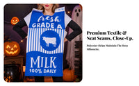 Bright Milk Carton Costume | Oversized Boxy Design, Milk Carton Box Costume, for Halloween