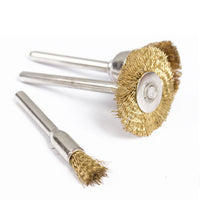 Rotary Tool Cleaning Brush Set for Rust Removal and Deburring