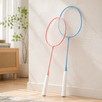 Adult & Kids Tennis Racket and Badminton Racket Set for Outdoor Sports Training & Fitness