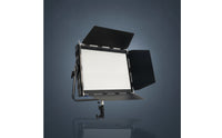 Bi-Color LED Light Panel with Barn Doors Flat Studio Light Panel with Barn Doors Adjustable Lighting Equipment Bright for Livestreaming