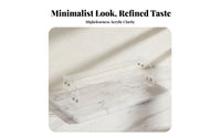 Tiered Cosmetic Stand Space-Saving Tiered Shelf Easy Assembly for Dressing Table