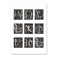 Nordic Style English Letter Combination Frameless Wall Art Prints