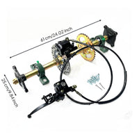 Mini Kart Rear Shaft Brake Kit Easy to Install Vehicle Part Direct Replacement
