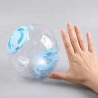 16 cm Hamster Sphere with Reflective Coating, Well Ventilated Exercise Sphere, Paw Standing Design