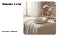 Removable Cover U-Shaped Face Cradle Washable Massage Table Face Pillow Reusable for Beauty Salon, Spa, Home