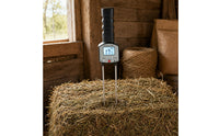 Metal Rod Rods Hay Moisture Meter Backlit LCD Display Forage Moisture Meter Textured Grip Farm Tool Digital