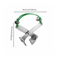 Tree Root Clamp Tool Serrated Gripping Edges Root Pulling Clamp Cross-Braced