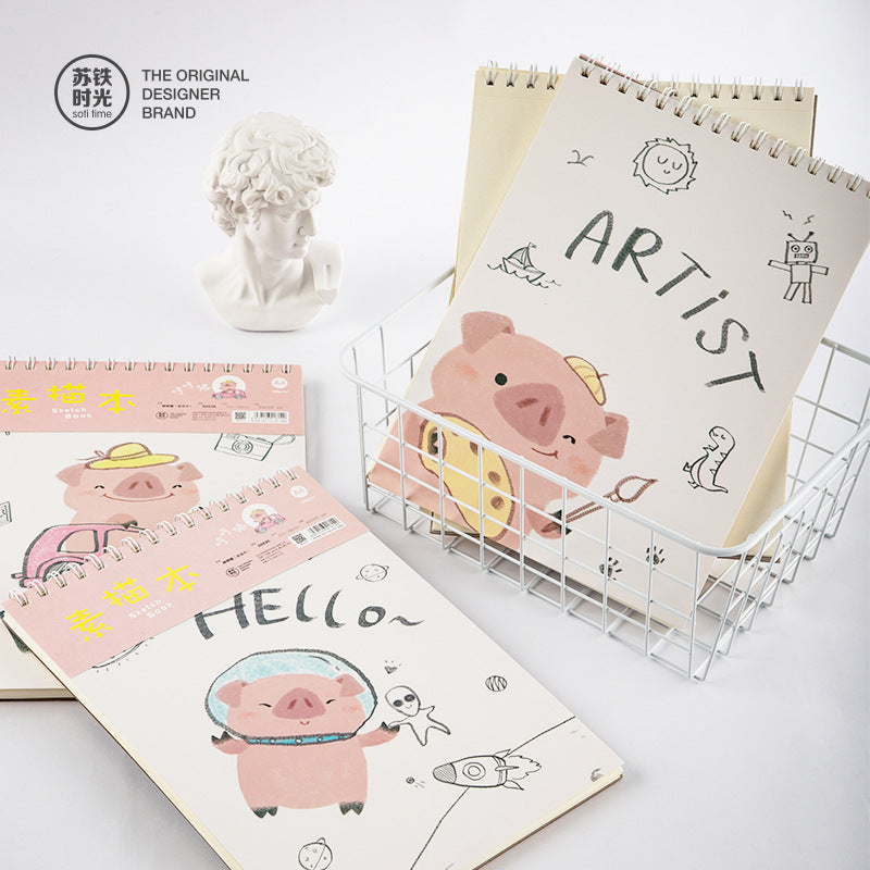 A4 Sketchbook for Students and Adults, Thick Paper for Watercolor, Colored Pencil, and Drawing